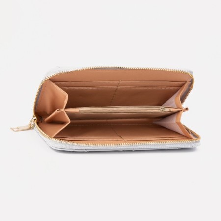 Women's wallet with lightning, white color-2