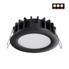 The lamp is built -in LED with a color temperature switch NOVOTECH. Lante, 10W, LED, 32x85x85 mm, black color