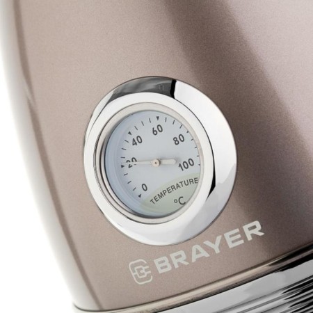 Electric kettle Brayer BR1007, Metal, 1.7 L, 2200 W, auto shutdown, beige-2