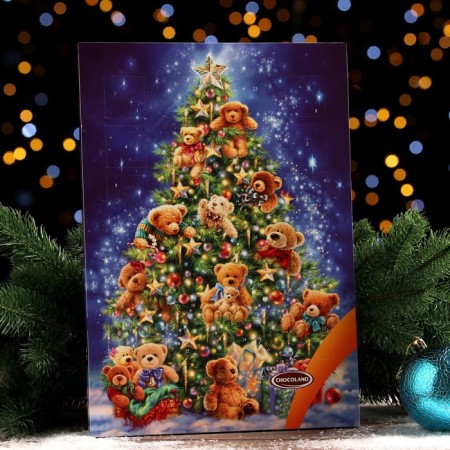 Advent calendar with mini chocolate tiles, 50 g