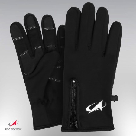 Gloves Roscosmos x Onlytop, p. S-m, black color-3