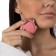 Facial massage LMZ-001, microticle, pink, from USB