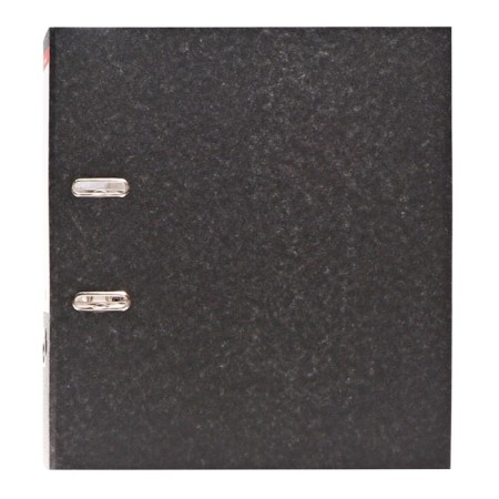 A4, 70 mm reception folder, Erichkrause Basic, collected, marble, label on the spine, gray, capacity of 450 sheets-7