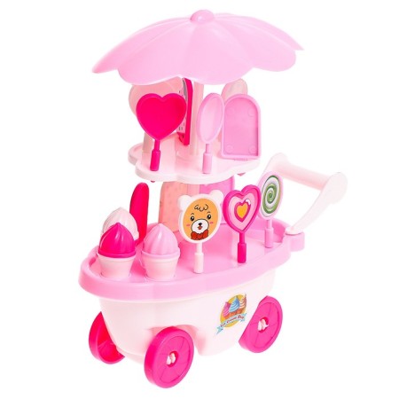 Musical toy "Miracle Ice Cream: Unicorn" walks, sound, light, with accessories-6