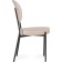 STULL OF A MARAL CARCAS Roys Metal/velor, black/beige 45x52x90 cm