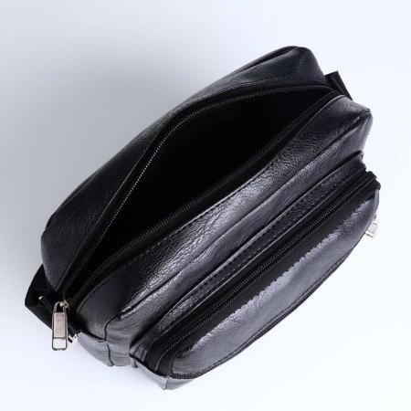 Male bag, black color-4