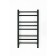 Electric towel Grois Nex GR-112, 400x800 mm, 8 crossbars, lower, black