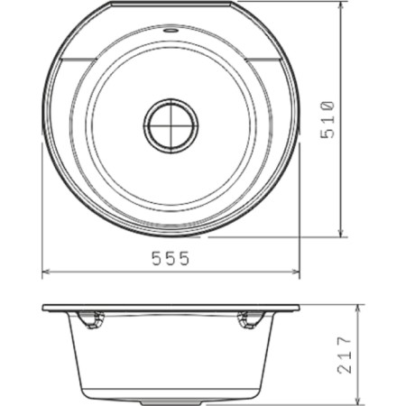 Kitchen Colluted Florentina "Elba", D = 510, Gray Color-1