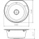 Kitchen Colluted Florentina "Elba", D = 510, Gray Color
