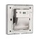 Built-in lamp for the stairs, NL-38, engine sensor, 1.5 W, 60 lm, 3000k, silver