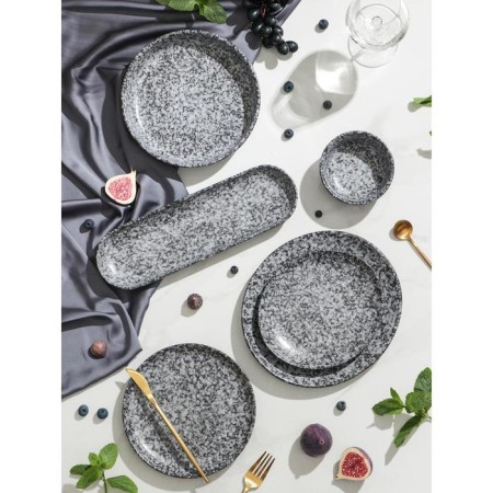 Porcelain dish for feeding Magistro Granit, 25.5 × 23 cm-3