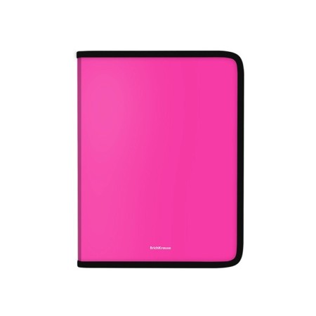 A4 notebook folder, Erichkrause Matt Neon, plastic, on lightning, mix-5