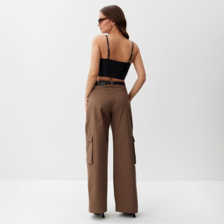 Cargo trousers Women's Mist Base, p. S, brown-2