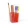 Set of desktop Erichkrause Base Neon, 6 objects, orange