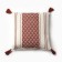 Decorative pillowcase "Ethel" Scandil 45*45 cm Bordeaux, 100% p/e