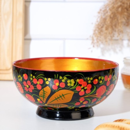 Cup "Berry", medium, 15 × 7 cm, Khokhloma-2