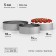A set of baking forms and calculation "Circle", D-14, 16, 18, H-5 cm, 3 pcs