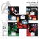 A set of notebooks is 10 pieces, 24 sheets, in a cage, partial UV-fluid, covered cardboard, avengers