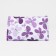 Lightning cosmetic bag, white/purple color