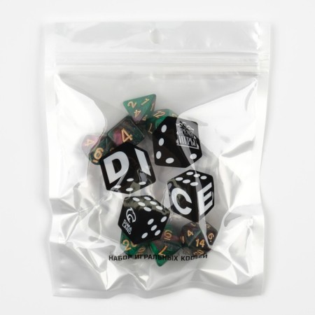 Cubes set for D&D (Dungeons and Dragons, DND) "Game time", Series: D&D, 7 pcs-2