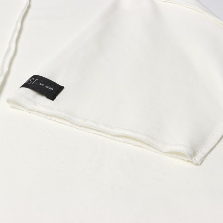 Women's T-shirt MIST BASE, S-M size, Milk color-3