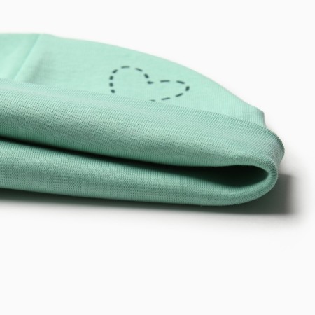 Hat for girls, color green, size 52-1