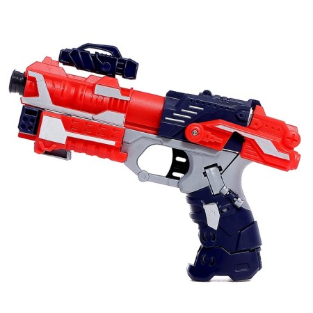 Blaster robot, transforms, shoots soft bullets-5
