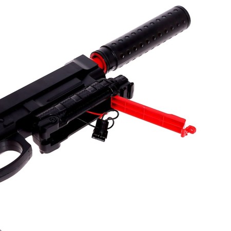 Beretta pistol, shoots gel bullets, works from the battery-6