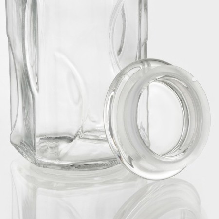 Glass Bank for bulk products "Lord", 1 l, 9.5 × 18.5 cm-2