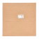 Gift package, craft, with a window, 30 x 30 x 30 cm