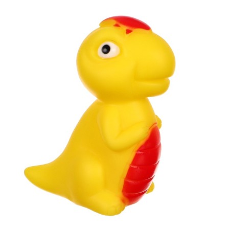 A set of rubber toys for the bath "Dinosaurs", 6 pcs, crush me-5