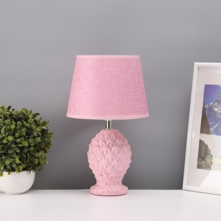 Table lamp "Budo" 1x40W E14 pink 20x20x34cm