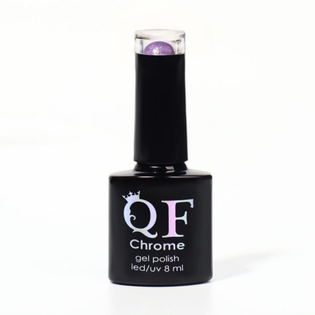 Nail varnish gel, Chrome, shimmer, 3 phase, 8ml, led/uv, lilac color (003)-8