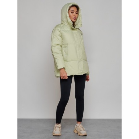 Winter Winter jacket, size 48, light green color-6