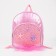 Baby backpack on lightning, pink color
