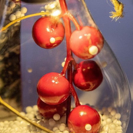 New Year's Christmas ball "wonderful moments", for the New Year, D = 7 cm.-6