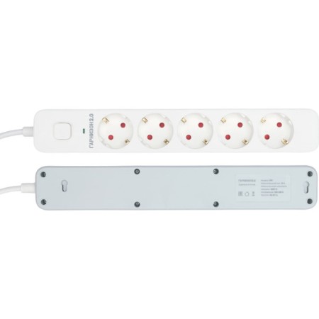 Network filter Garrison 2.0 EPS-5-W-2, 5 P, 10A, 2M, Ur. Protection 2+, White-3