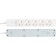 Network filter Garrison 2.0 EPS-5-W-2, 5 P, 10A, 2M, Ur. Protection 2+, White