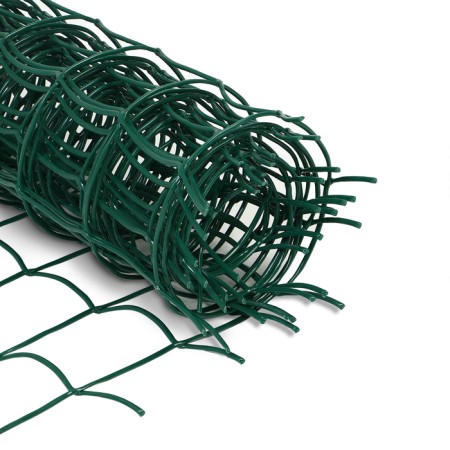Garden grid, 0.5 × 5 m, cell square 83 × 83 mm, plastic, green, Greengo-3