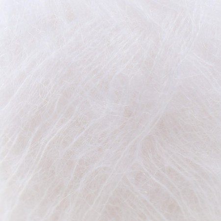 Yarn "Kid Royal 50" 62% moher, 38% polyamide 500m/50g (55 white)-2