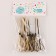 Skewers "heart", in the set 12 pcs., Black color
