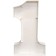 The frame for the aeromosae “number 1”, white, 100 cm, 1 pc.