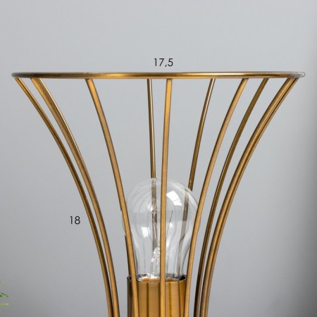 Board Lamp "Chilly" E27 40W gold 18x18x19cm Risalux-2
