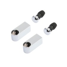 Set of fasteners for the Modern Railing System: 2 plugs, 2 holders