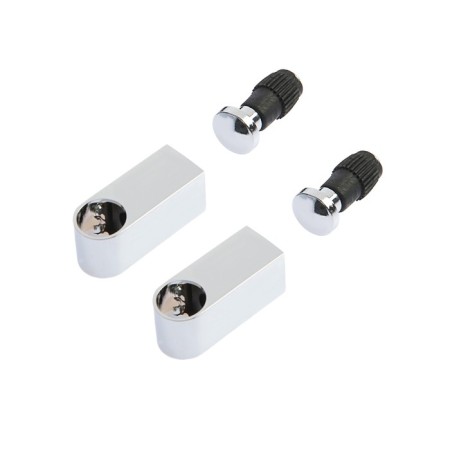 Set of fasteners for the Modern Railing System: 2 plugs, 2 holders