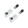 Set of fasteners for the Modern Railing System: 2 plugs, 2 holders