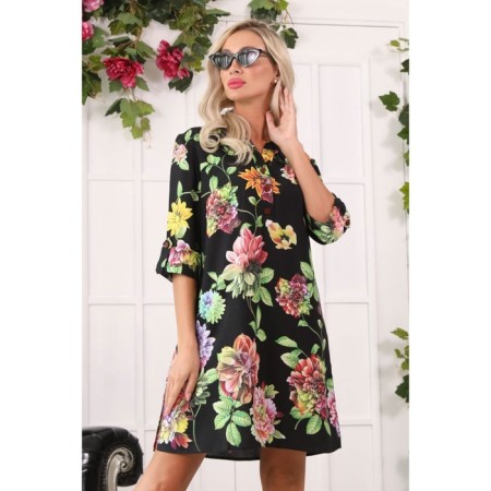Women's tunic, size 42, black color-4