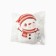 New Year. Pillow Ethel "Snowman" 30x32 cm, 100 p/e, velor