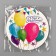 Disposable paper plate "Balls" (18 cm)