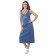 Women's dress, size 44, indigo color